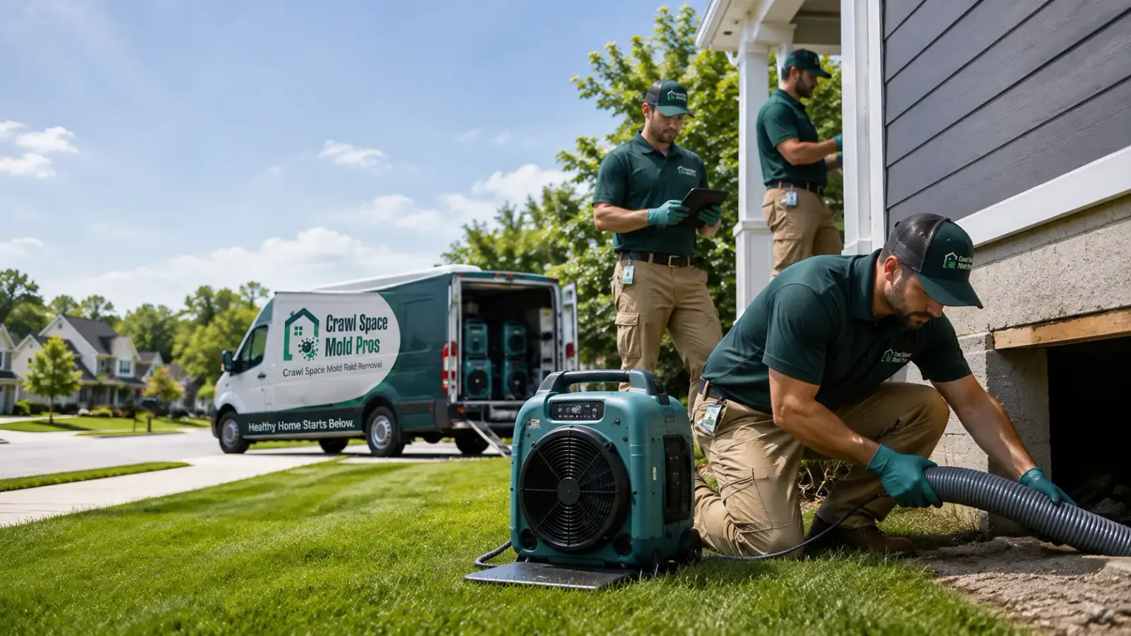 Crawl Space Mold Removal in Avenel, NJ